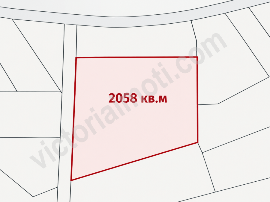 ПАРЦЕЛ В РЕГУЛАЦИЯ В С. МЕРДАНЯ – 2058 КВ.М.